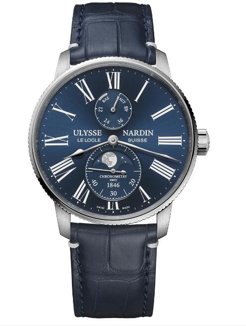 Ulysse Nardin Marine Torpilleur Moonphase Blue Limited Edition 42mm 1193-310LE-3A-175/1A Replica Watch